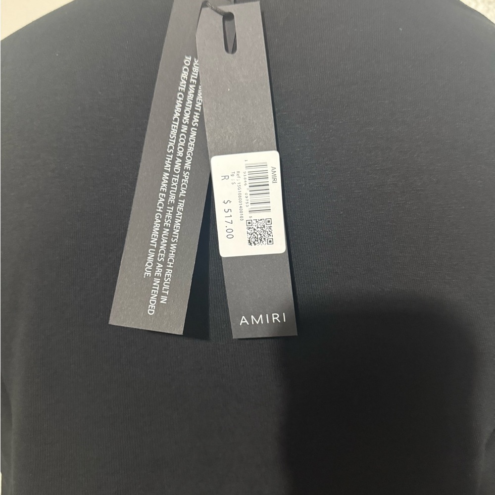 Amiri Black Graphic T-Shirt for Men - Picture 4 of 5